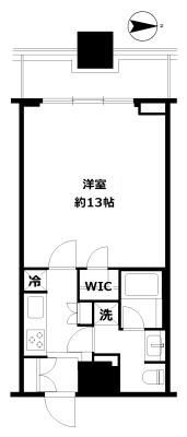 コンシェリア西新宿TOWER’S WESTの間取り画像