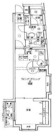 エクセレンス目黒の間取り画像
