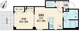 Zoo Street 池之端の間取り画像