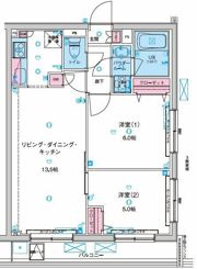 ジェノヴィア高円寺スカイガーデンの間取り画像