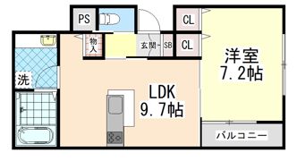 グランディール六甲曾和の間取り画像