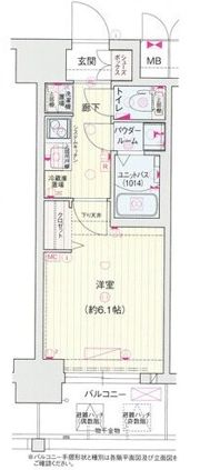 ファステート東大阪バレーナの間取り画像