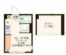 パルムズコート小岩の間取り画像