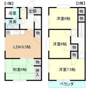 エムズハウス阿見の間取り画像