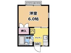 エステートピア一之瀬の間取り画像