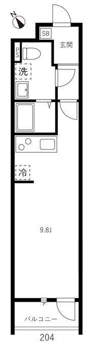 青砥ドットの間取り画像
