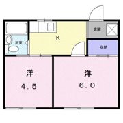 サンハイツ若草の間取り画像