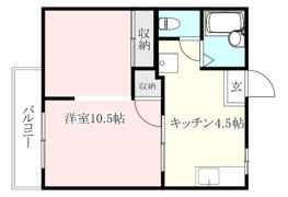 メゾンド田代 B棟の間取り画像