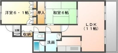 サーパス大町の間取り画像