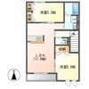 リッツパークBの間取り画像