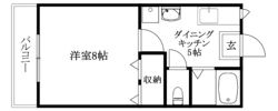コンフォート久万2の間取り画像