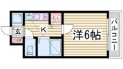 エステムコート三宮駅前ラ・ドゥーの間取り画像