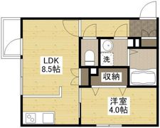 月光江波本町 さくらの間取り画像