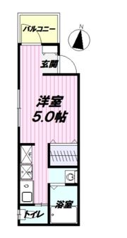 MELDIA鐘ヶ淵Ⅱの間取り画像
