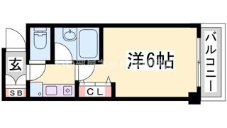 エスリード三宮フラワーロードの間取り画像