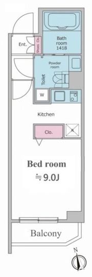 レオーネ方南町の間取り画像