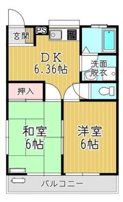 Kサンライズの間取り画像