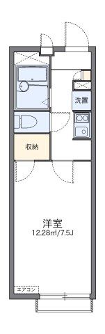 レオパレスHK寿町の間取り画像