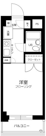 モナークマンション武蔵新城第2の間取り画像