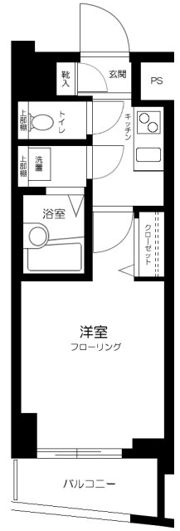 スカイコート後楽園WESTの間取り画像