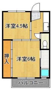 ビレッジハウス萩原 4号棟の間取り画像