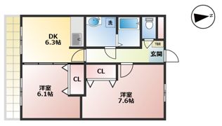 アクティブ湯屋Ⅱの間取り画像