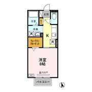 リエゾン Bの間取り画像