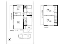 小山貸家の間取り画像