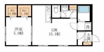 メゾンドブランの間取り画像