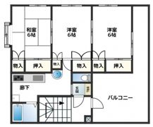 出羽ビルの間取り画像