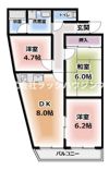 ロイヤルハイツ木村2号館の間取り画像