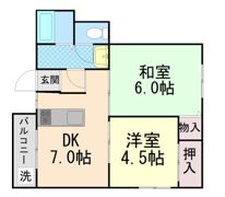 六甲アビタシオンの間取り画像