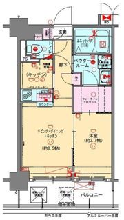 プレサンスNEO長堂アウローラの間取り画像