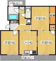 屋島パークハイツの間取り画像