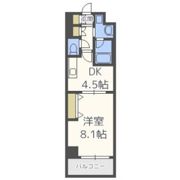 ソルレヴェンテ梅田の間取り画像