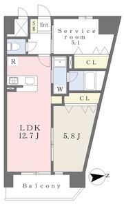 アーバン本町Ⅶの間取り画像