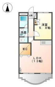 プリベール花尻の間取り画像