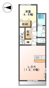 ラルーチェ倉敷の間取り画像
