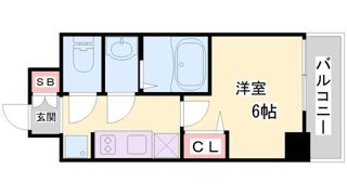 プレサンス兵庫駅前の間取り画像
