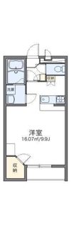 レオパレスルヴェーデュソレーユの間取り画像