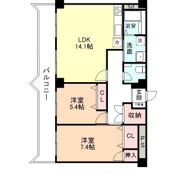 センチュリー山室の間取り画像