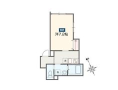 VERSE NISHIARAIの間取り画像