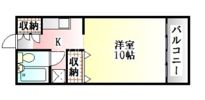 ライズコート川内の間取り画像