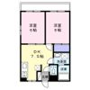 長南ハイツの間取り画像
