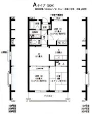 クレセール中田北の間取り画像