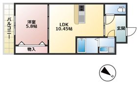 トレステーラルーメ吉富の間取り画像