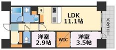 アーバネックス谷町六丁目の間取り画像