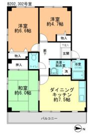 パークファイブBの間取り画像