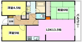 ルミエール厚生町の間取り画像