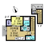 グランドール荒巻の間取り画像